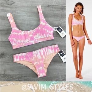 ☀️RIP CURL☀️ CLASSIC SURF CROP CLASSIC SURF CHEEKY PANT BIKINI SET